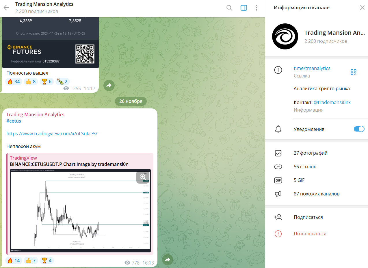 Trading Mansion Analytics
