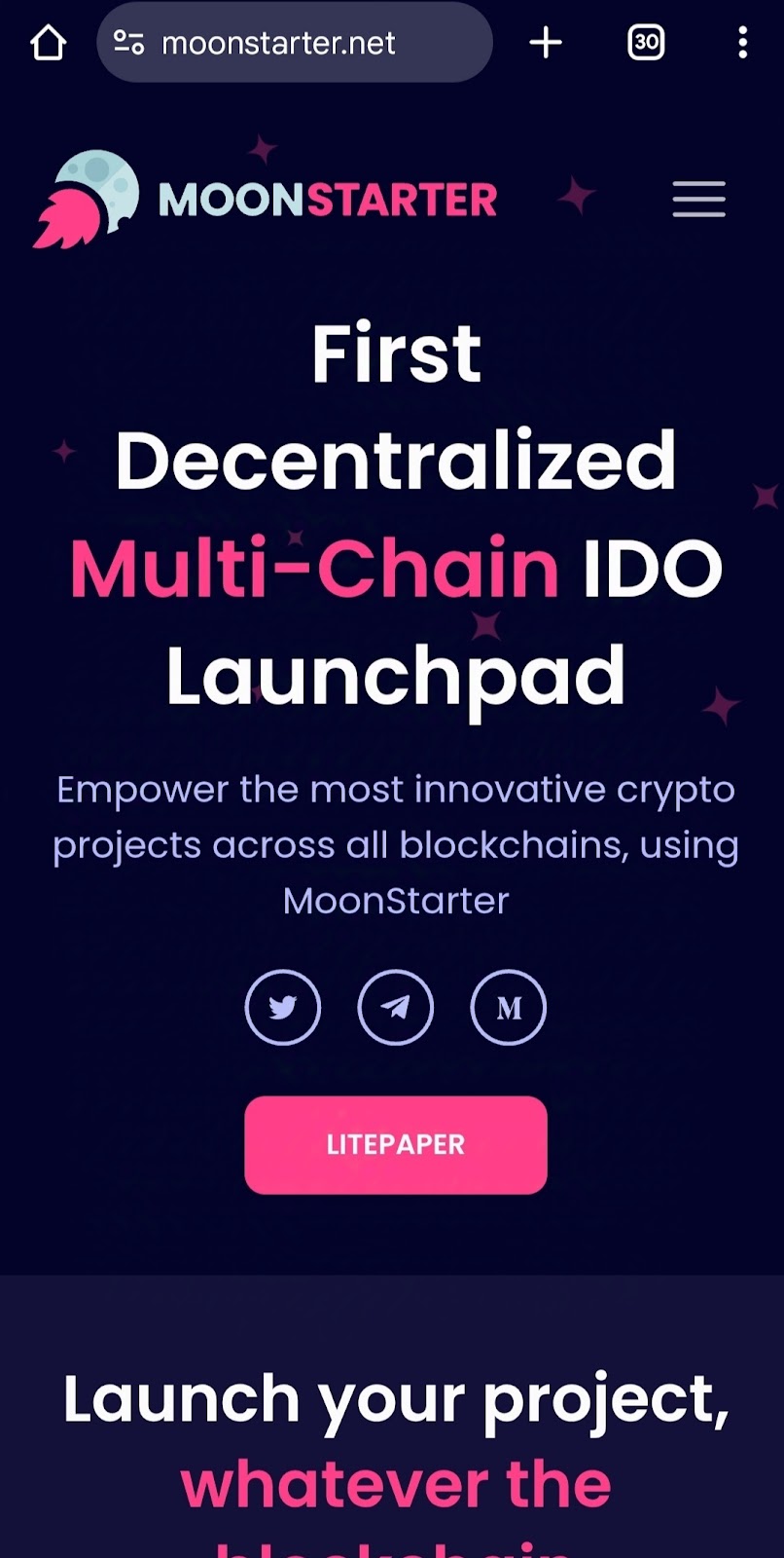 moonstarter