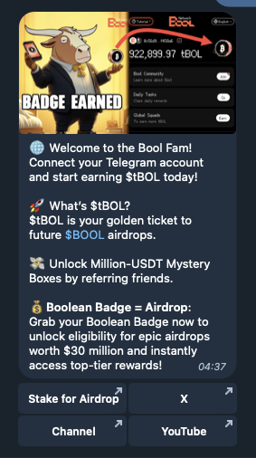 bool network airdrop
