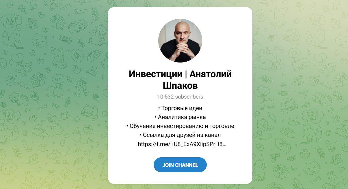 Портал Инвестиции | Анатолий Шпаков – Реальные Отзывы