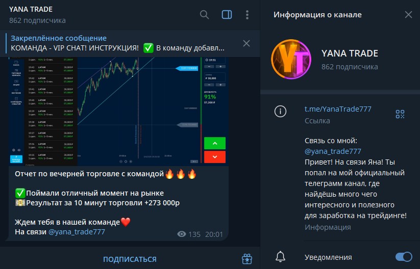 yana trade отзывы
